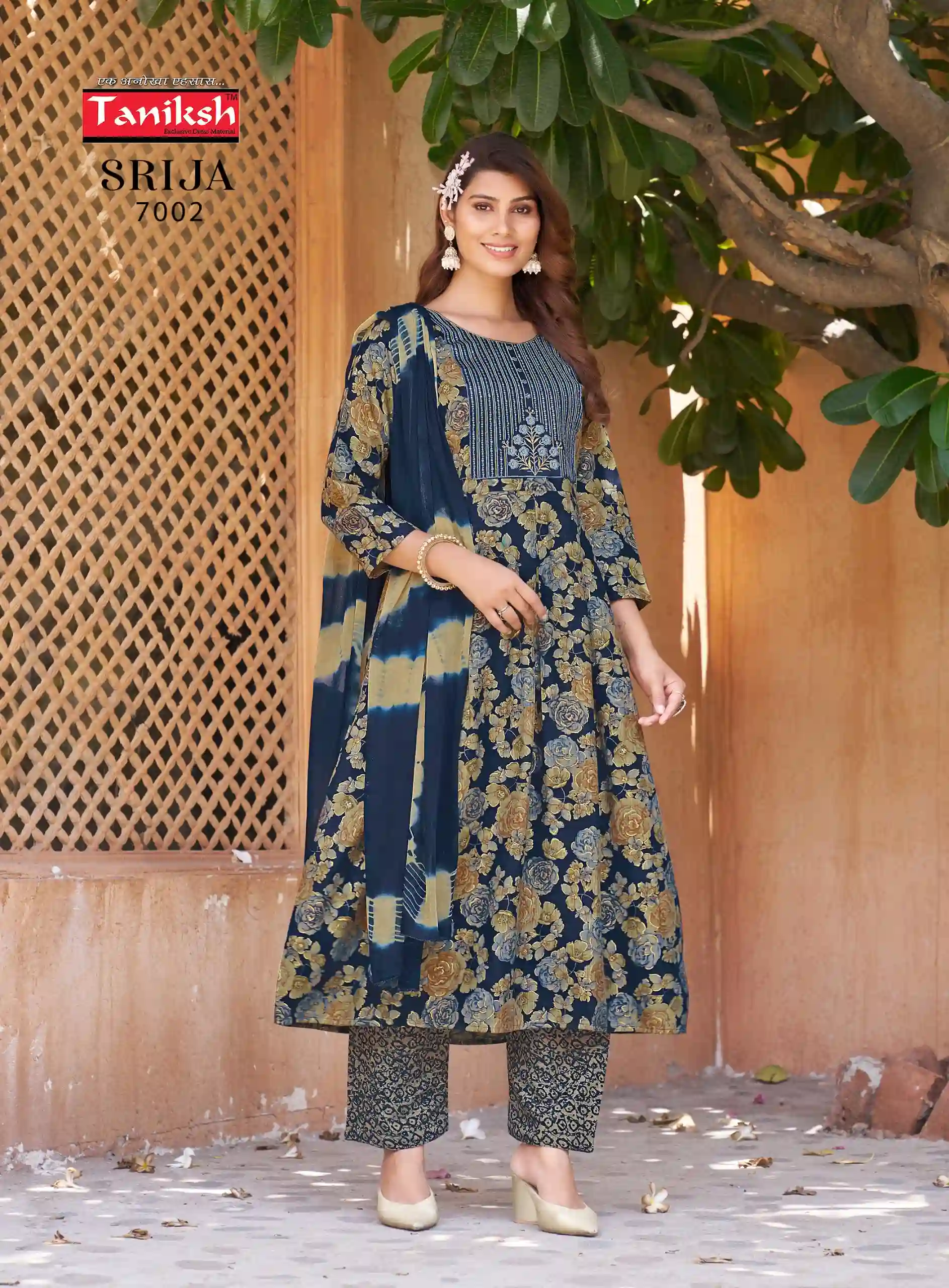 Taniksh Srija Vol 7 Rayon Print Wholesale Readymade Salwar Suit Catalog — Wholesale Readymade Suit, MPA wholesale from Surat - Gallery Image 8